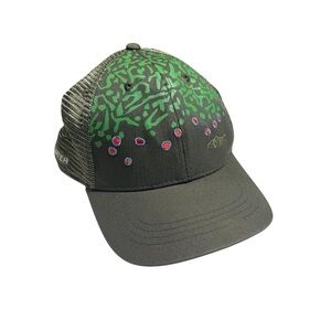 Rep Your Water Brook Trout Skin Hat Fly Fishing Trucker Cap
